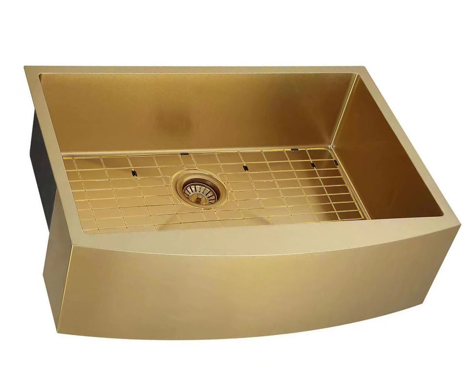 Farmers Sink Gold 33 1/2" x 20" x 10"
