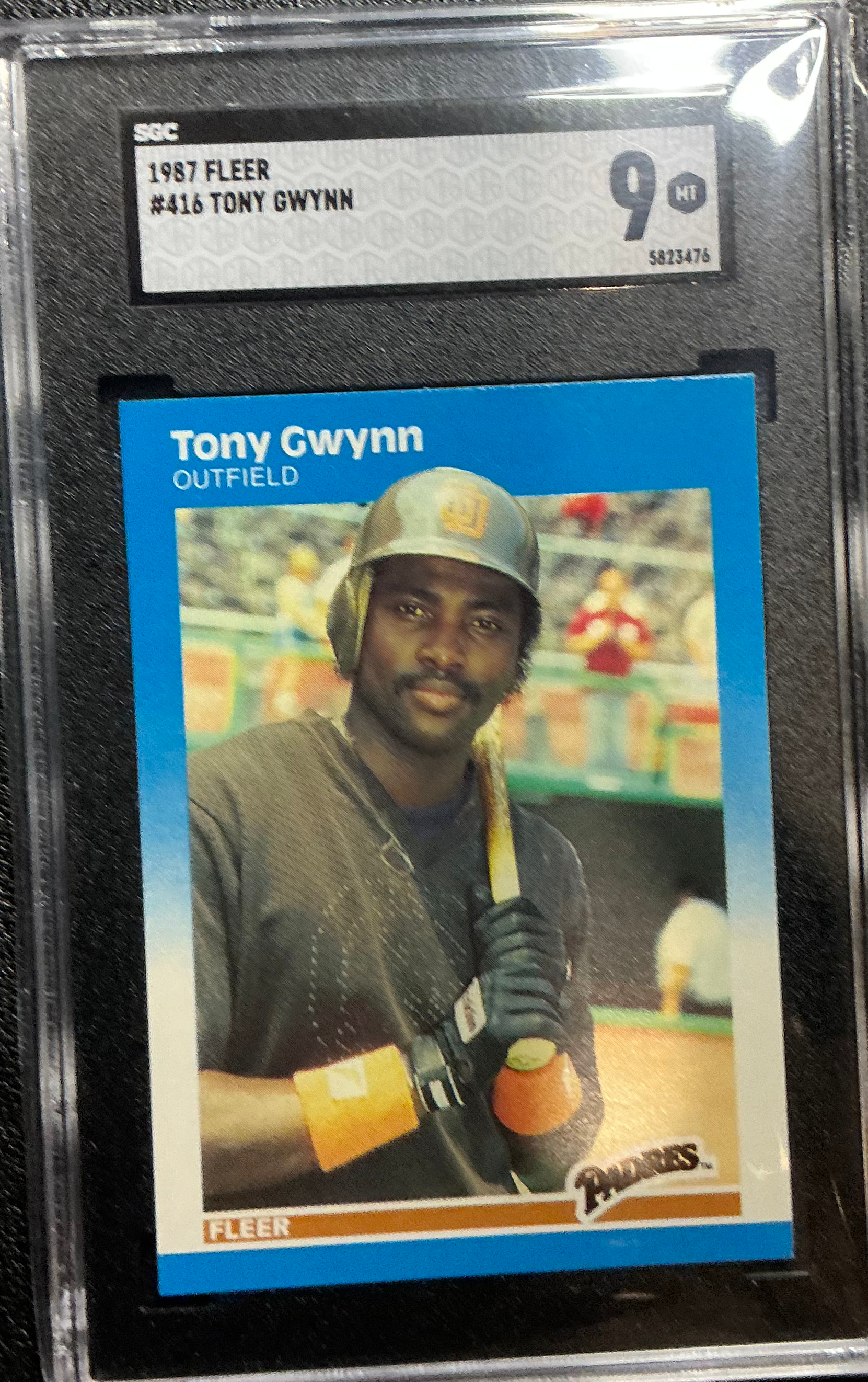 1987 fleer tony Gwynn sgc 9