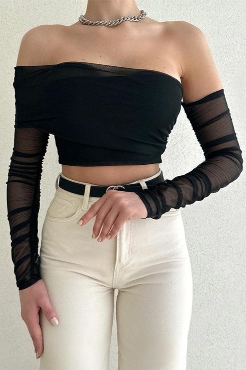 Thumbnail: Exquisitely exclusive one sleeve top 