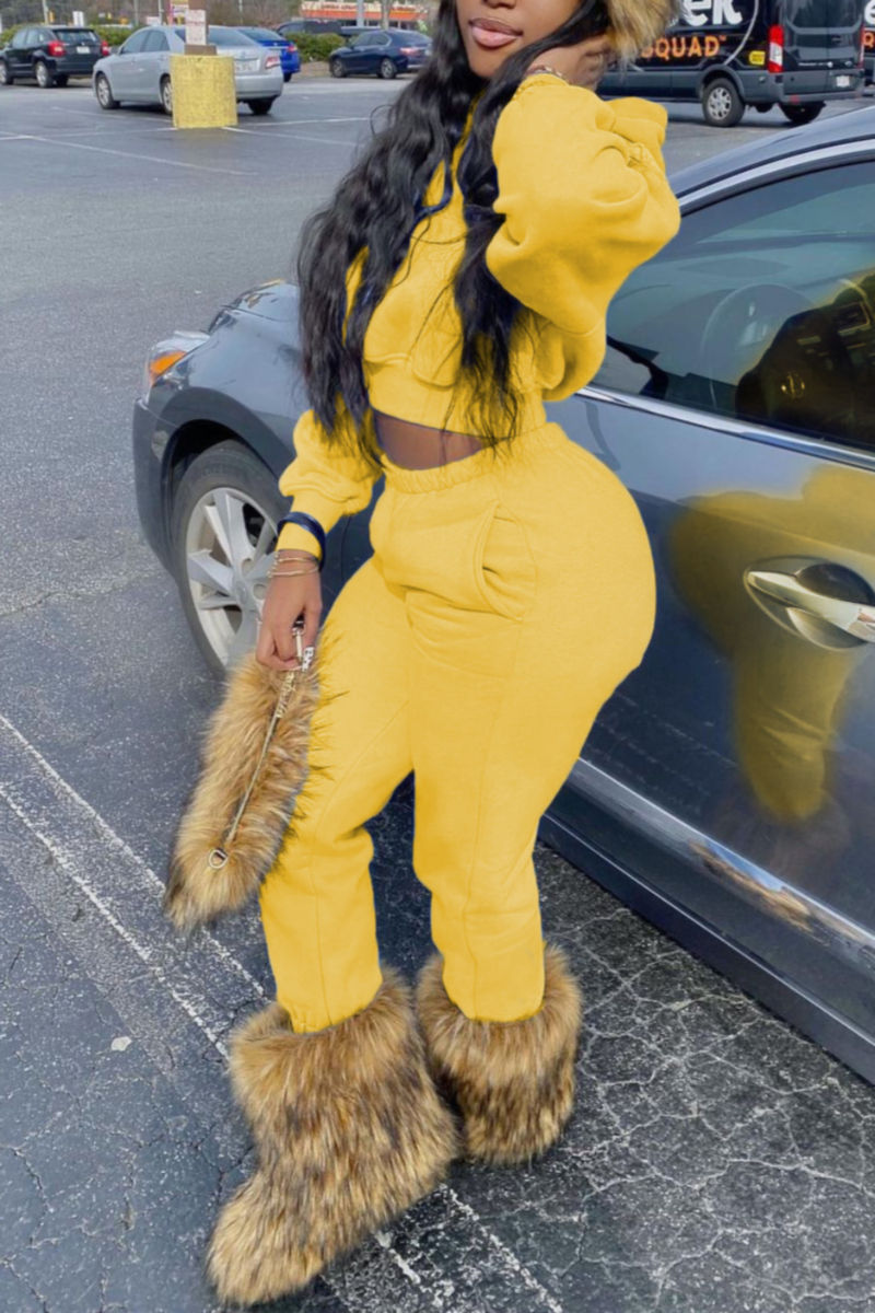 Thumbnail: Ride with me  solid jogger set 
