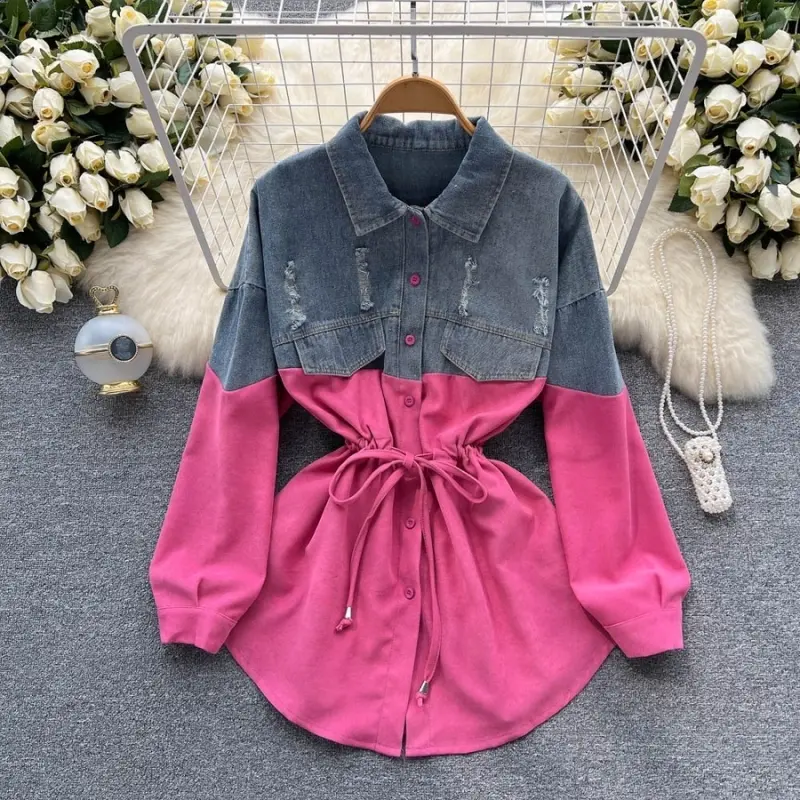 Don’t give up on this denim contrast jacket 
