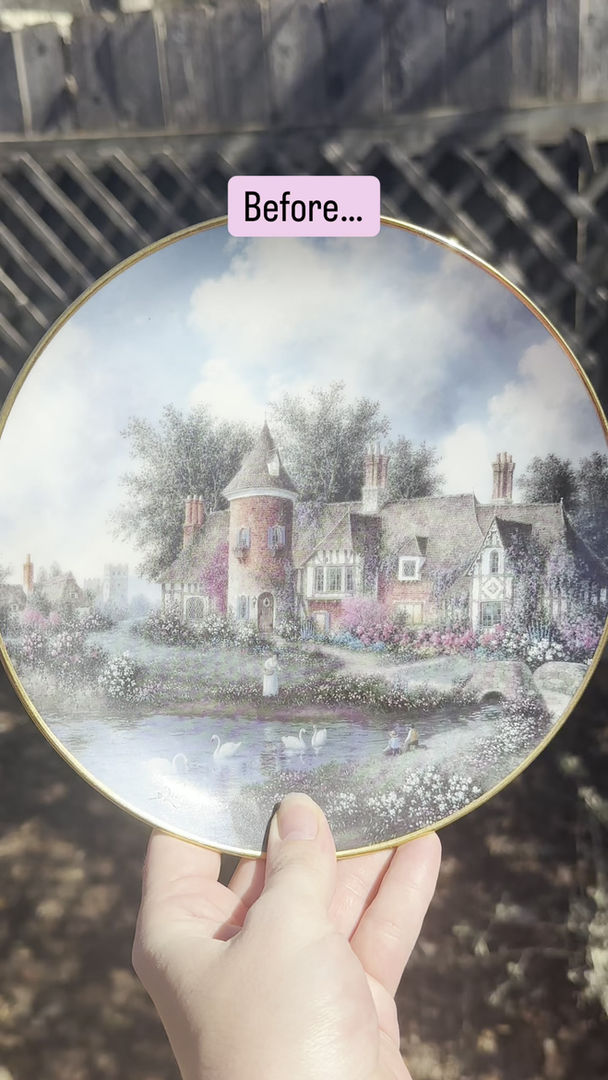 Thumbnail: Vintage Broken China Necklace - Grand Manor Collection 