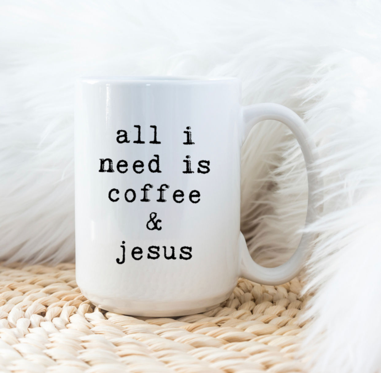 Coffee and Jesus Mug