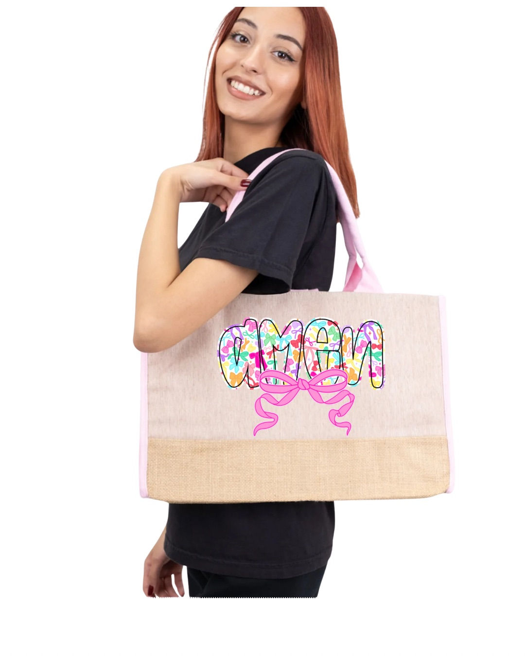 Amen Canvas Tote Bag