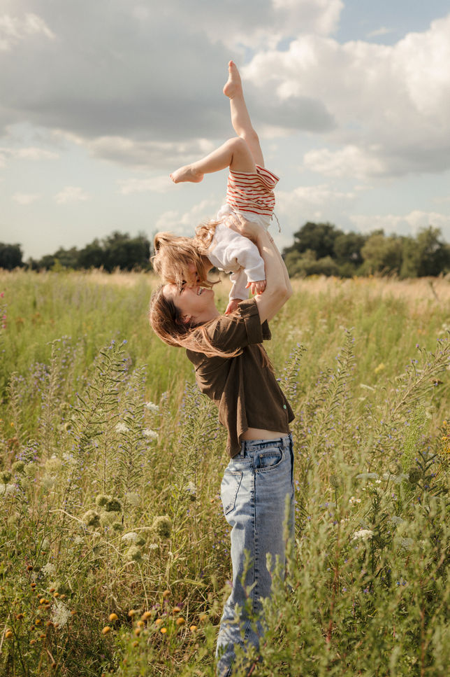 Familienfotografie Elbstrand Wiesen