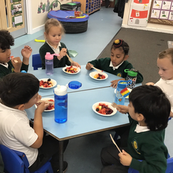 Heathly Eating in Reception!