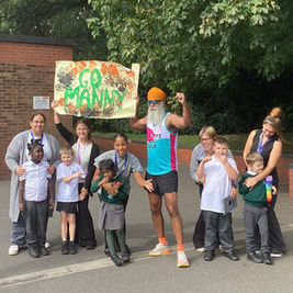 Running with Manny!