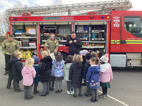 Red Watch Visit Nursery!