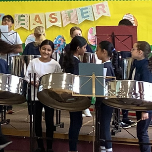 Year 4's Steel Pan Performance