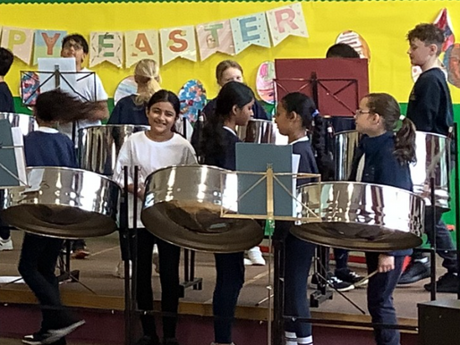Year 4's Steel Pan Performance