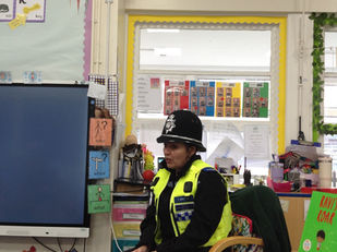 PCSO Trudi Brittle Visits Reception