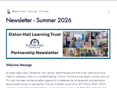 EHLT Partnership Newsletter Summer 2026