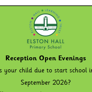 Reception Admissions Sept 2026