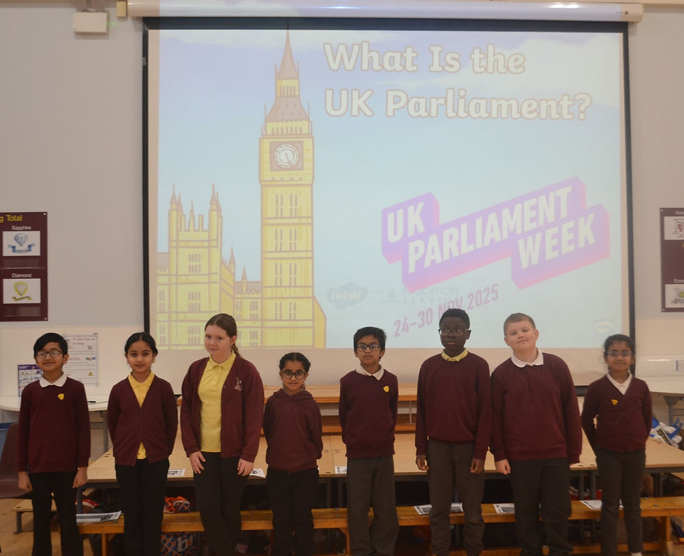 School Council Leads Parliament Week Assembly