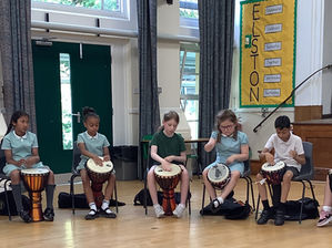 African Drumming in Year 3