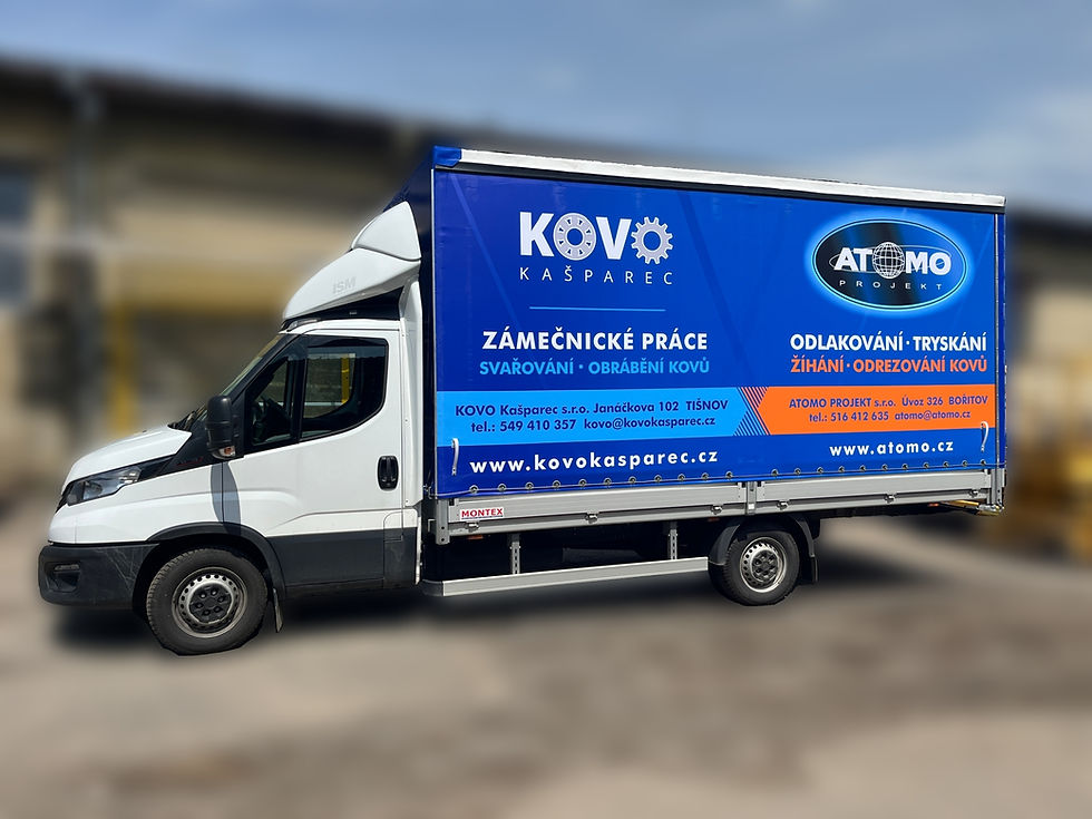 Reklamní autoplachta na kamion