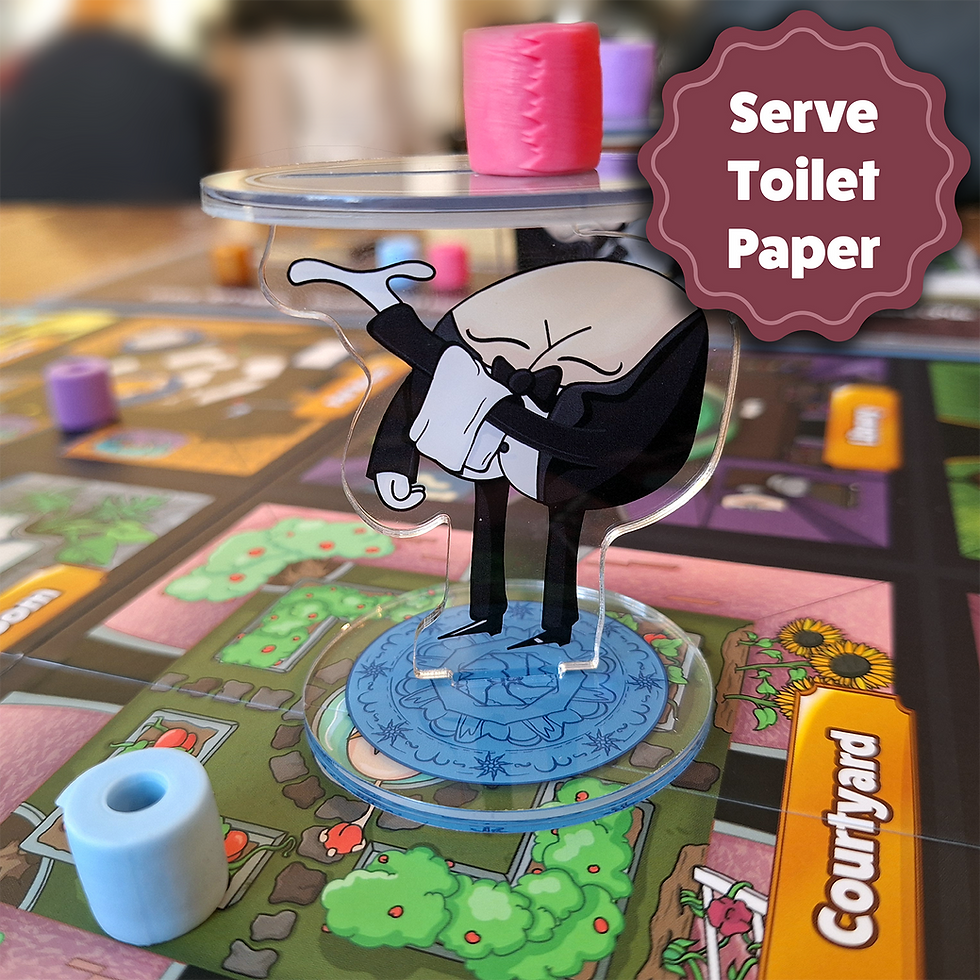 Thumbnail: The Buttler - You Flushed? Funny Family Board Game for 3-5 Players