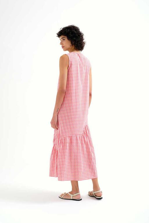 Miniatura: Vestido Vichy rojo
