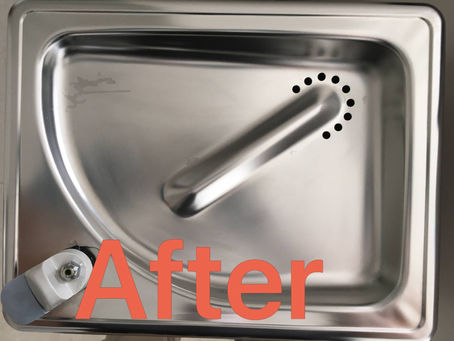 ウォータークーラー　ステンレス　洗剤塗るだけで・・・