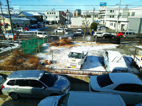 雪に気をつけてください!