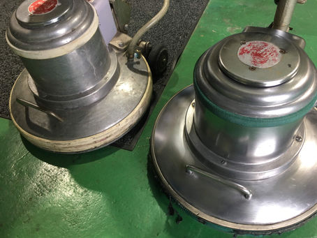 ポリッシャーの清掃