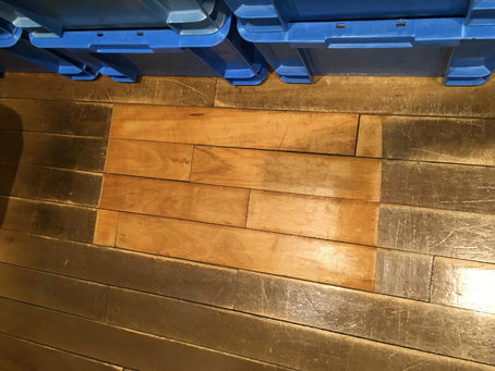 木床の剥離テスト