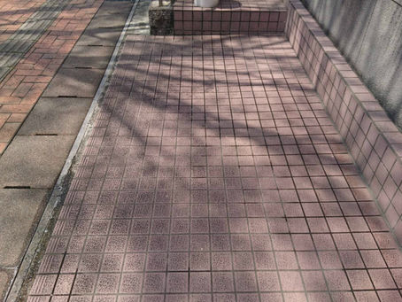 タイル清掃 その1