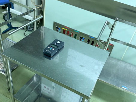 照度検査　明るさ確認