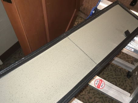 ビルトインエアコンフィルター清掃