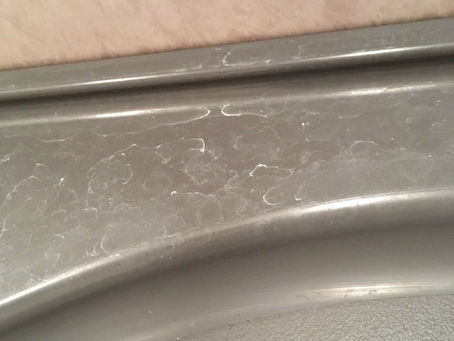 キッチンの水垢除去