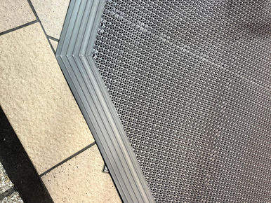 砂取りマットの加工