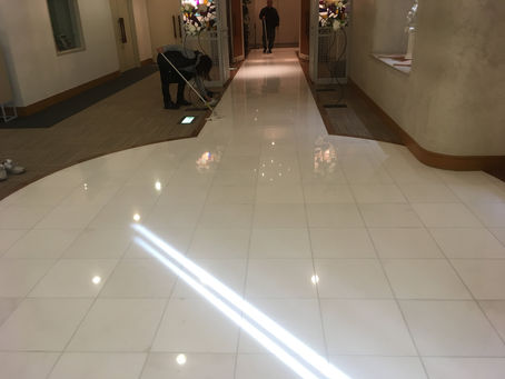 チャペル 大理石研磨