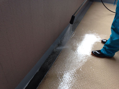 豊田 マンション高圧洗浄2