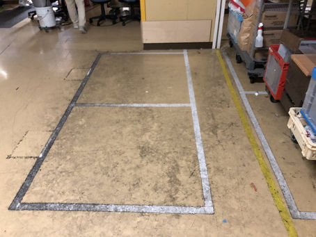 バックヤード清掃