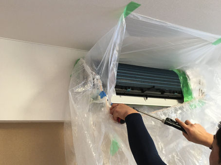 エアコンの掃除 エアコン分解洗浄 夏が来る前に!