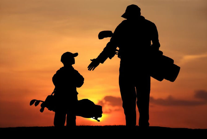 Golf parallels with real life