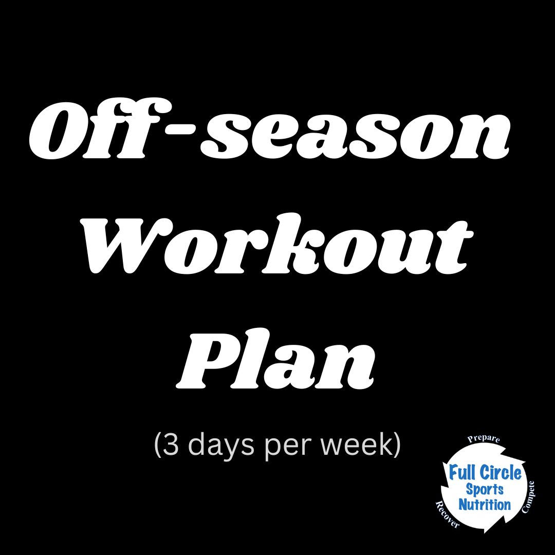 Off-season Athlete Workout Program (3 days/week)