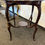 Thumbnail: Antique elegant shaped mahogany table 