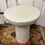 Thumbnail: Wooden circular whitewash table