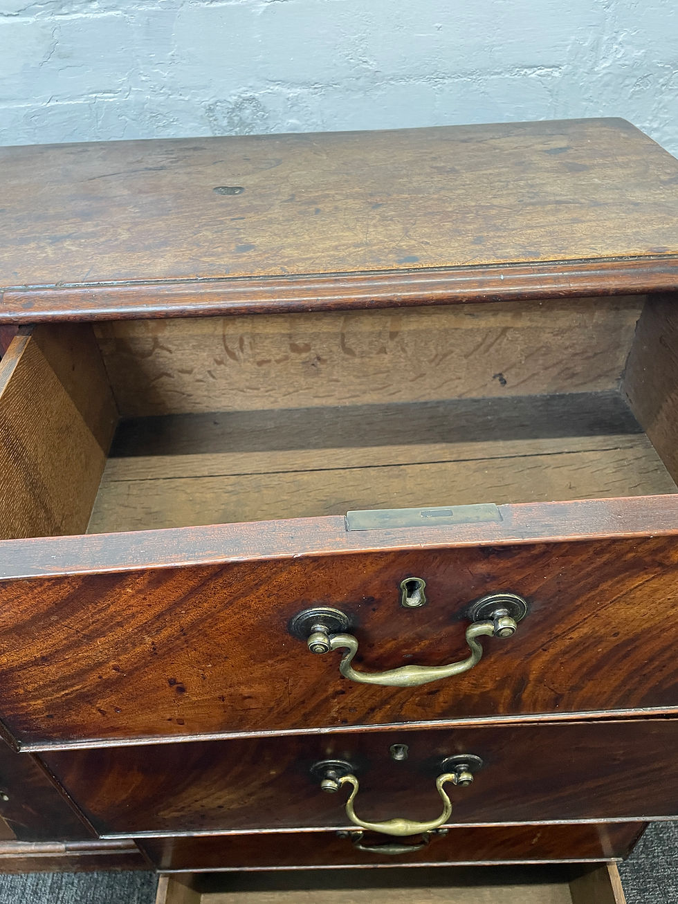 Thumbnail: Antique flame mahogany slim cabinet 