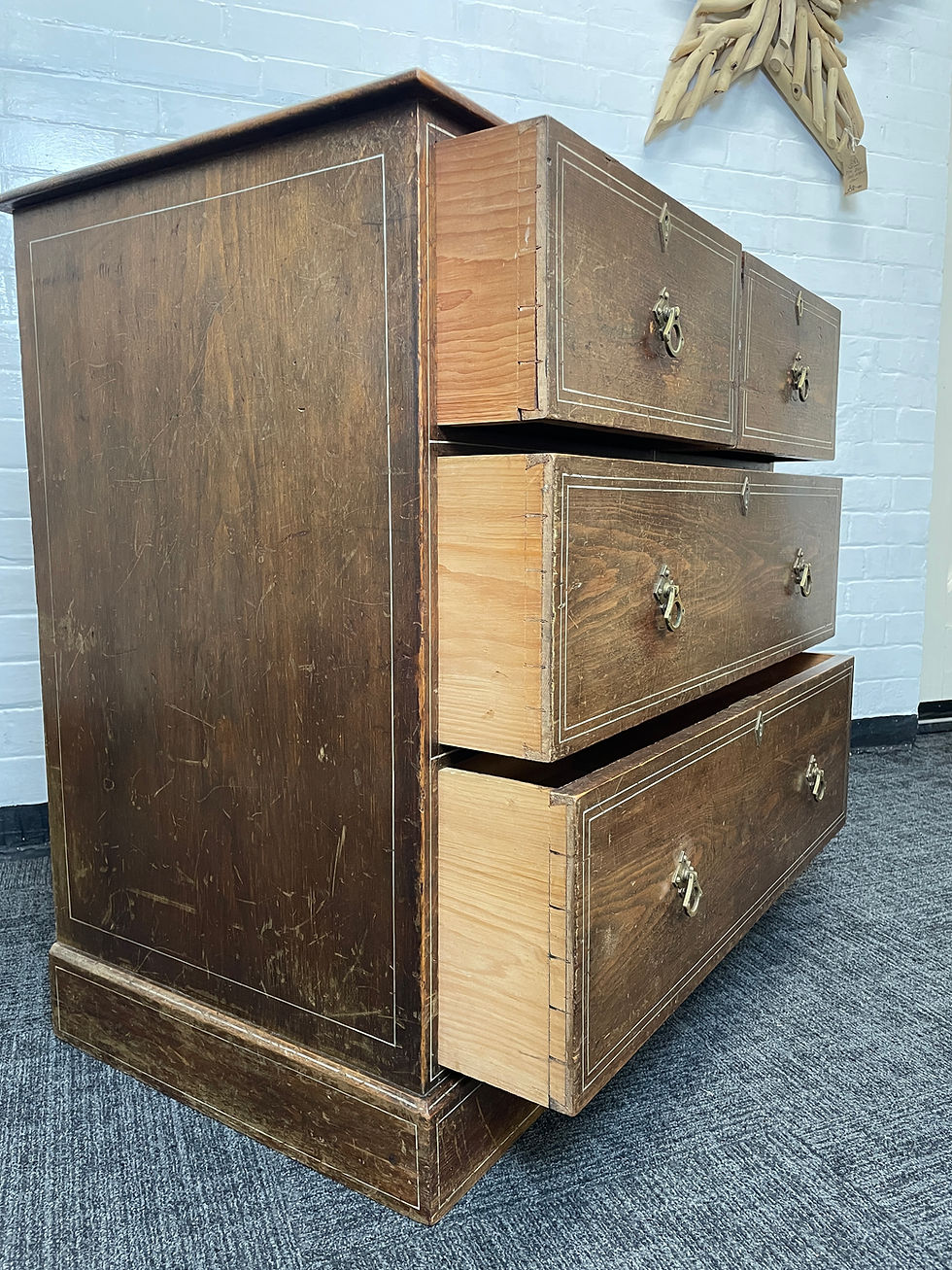 Thumbnail: Victorian pine Heal & son chest