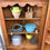 Thumbnail: Vintage pine corner cupboard