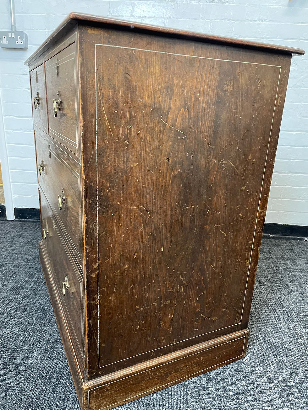 Thumbnail: Victorian pine Heal & son chest