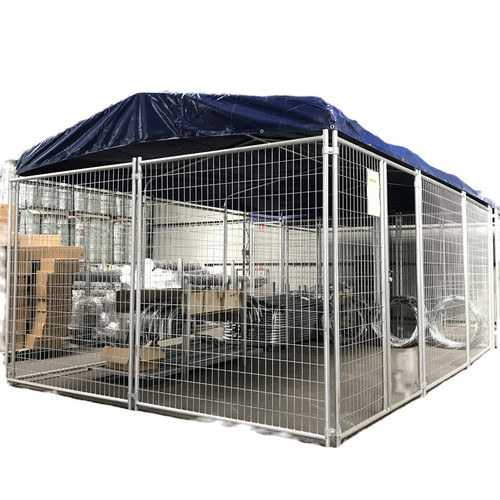 Picture of Roofed Heavy-Duty Dog Enclosure 4.5m x 3m x 1.8m(2.2m) $1,016 Inc GST ...