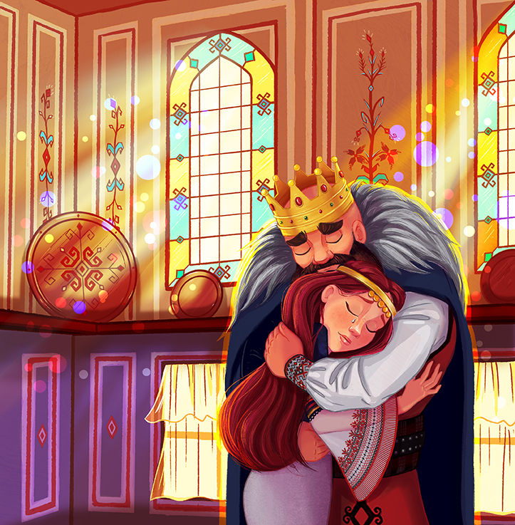How it all began_25-25sm-PAGE 6-7_King & Queen hug_72dpi
