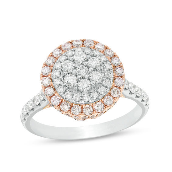 Round Halo Engagement Ring