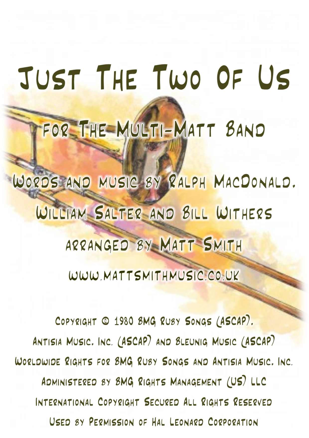 Just The Two Of Us by Bill Withers - Multi-Matt Band