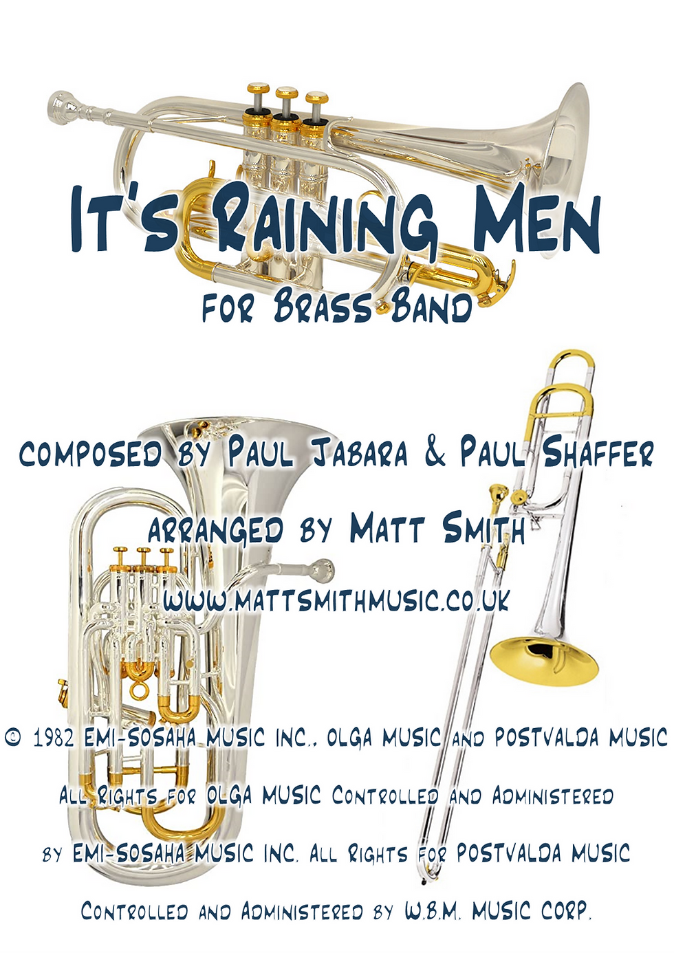 It's Raining Men by The Weather Girls - Brass Band