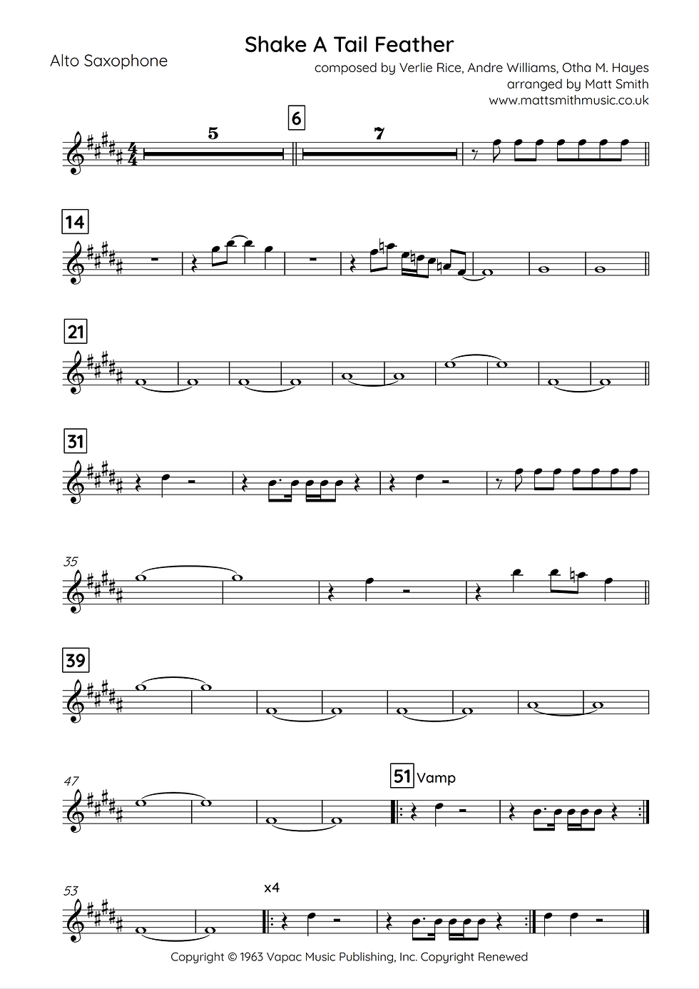 Thumbnail: Shake A Tail Feather by Ray Charles - Function Band Horn Section