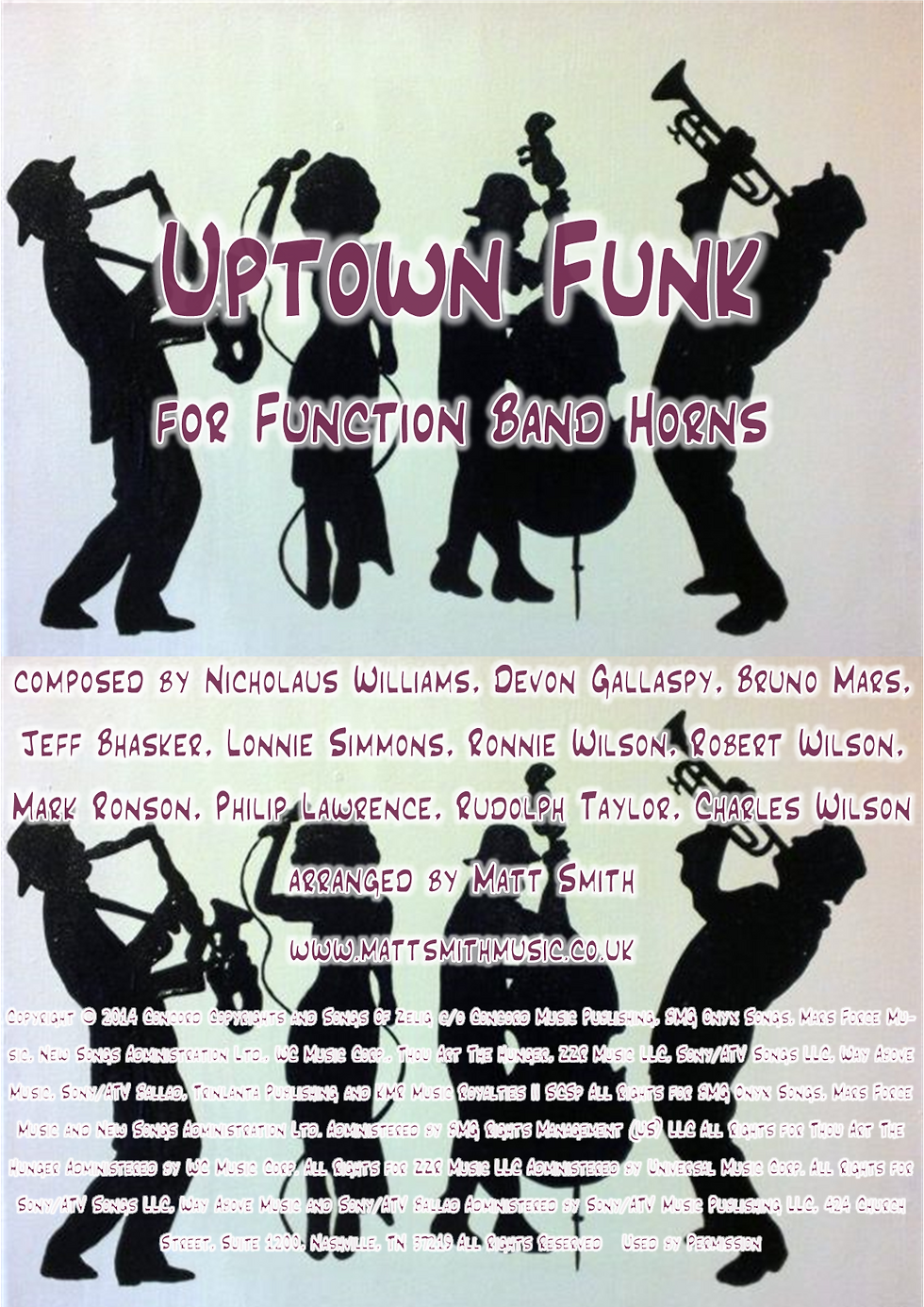 Uptown Funk by Bruno Mars - Function Band Horn Section
